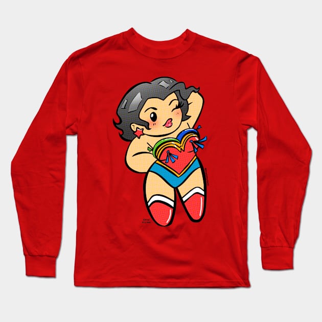 Chibi Made by Dann Long Sleeve T-Shirt by chibicelina